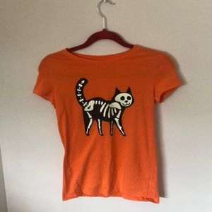 Cat and Jack Halloween Skeleton Cat Shirt!!